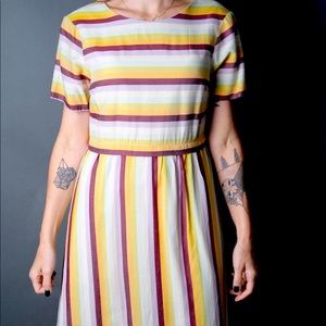 Madewell striped dress